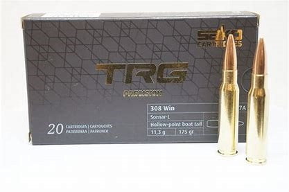 Sako .308 175gn TRG Precision Lap Scenar 20Pack
