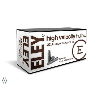 ELEY .22 HIGH Velocity HP 1250FPS