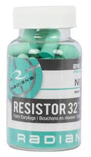 RADIAN RESISTOR 32 FOAM EAR PLUGS TEAL 25PK PAIRS