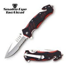 SNAKE EYES RED FAST OPENING RESCUE KNIFE 