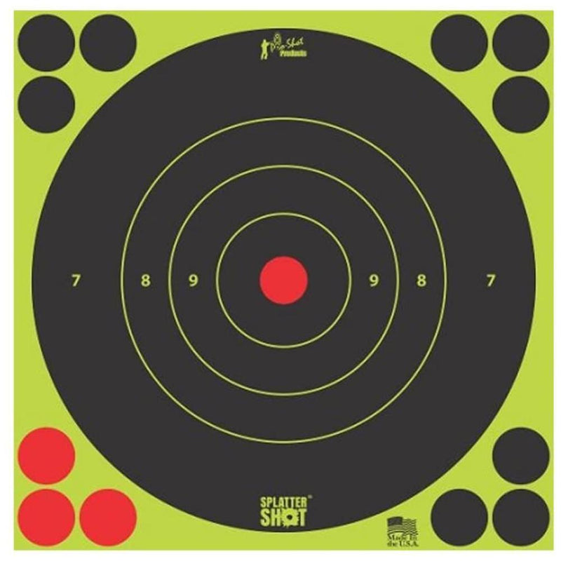 PROSHOT SPLATTER SHOT 6'' BULLSEYE 12PK