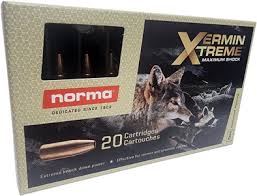 NORMA .22-250 55GR VERMIN EXTREME HP 20PK