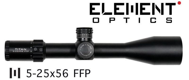 ELEMENT OPTICS TITAN 5-25X56 FFP EHR-2D MOA