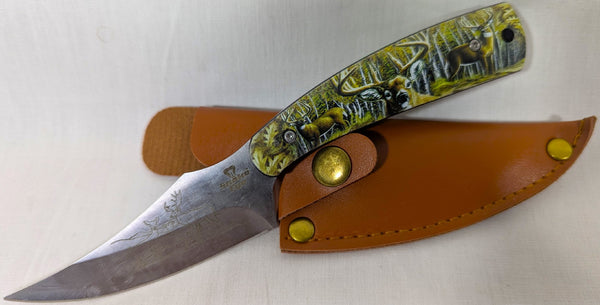 SNAKE EYES FINGER SKINNER SHEATH KNIFE