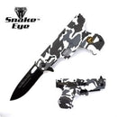 SNAKE EYE HANDGUN CAMO STYLE FOLDING KNIFE