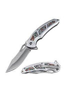 MTECH FOLDING KNIFE SILVER/PATTERN