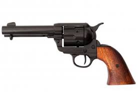 DENIX REPLICA GUN 1873 QUICK DRAW COLT PEACE MAKER REVOLVER PISTOL IN BLACK – 1186/N