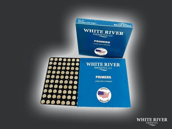 WHITE RIVER ENERGETICS PRIMERS - LARGE RIFLE