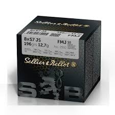 SELLIER & BELLOT 8X57 JS FMJ 196GN 50PK