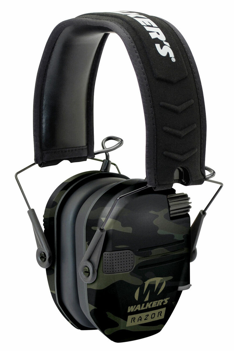 WALKER RAZOR SLIM ELECTRONIC EAR MUFFS GREY CAMO