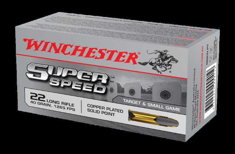 WINCHESTER .22 40GN SUPERSPEED LR 1265FPS