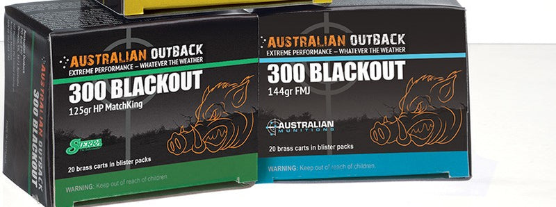 AUSTRALIAN OUTBACK .300 BLACK OUT 144GN FMJ OB300BAM