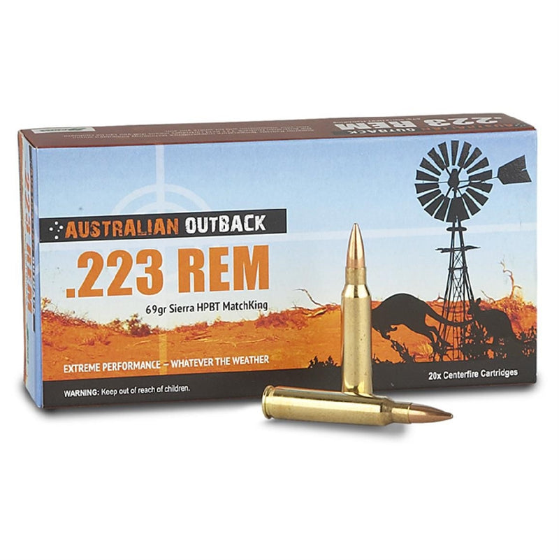 AUSTRALIAN OUTBACK .223 62gn SOFT POINT