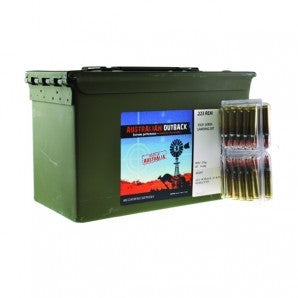 AUSTRALIAN OUTBACK .223 55GN GAMEKING 50 PK $1240 FULL CAN