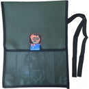 AOS 6 PCE CANVAS KNIFE WRAP CLEAR PVC FRONT