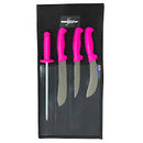 SICUT BUTCHERS KNIFE ROLL PINK HANDLE
