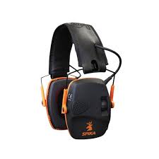 SPIKA ELECTRONIC EARMUFFS - BLACK 