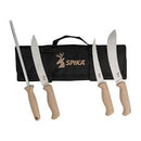SPIKA FIELDCRAFT CERITAUR 4 PC KNIFE ROLL SANDSTORM