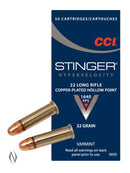 CCI .22LR STINGER 32GR CPHP 1640FPS